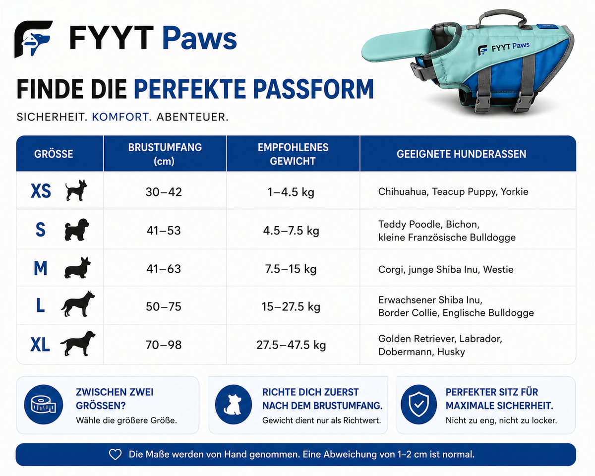 FYYT Paws™ Rettungs-Schwimmweste für Hunde